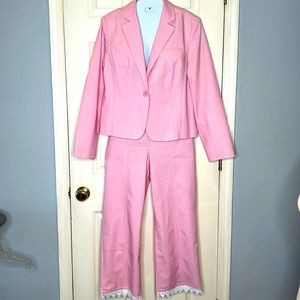 EVELYN Suit Set. Blazer Size 10. Pants Size 8.